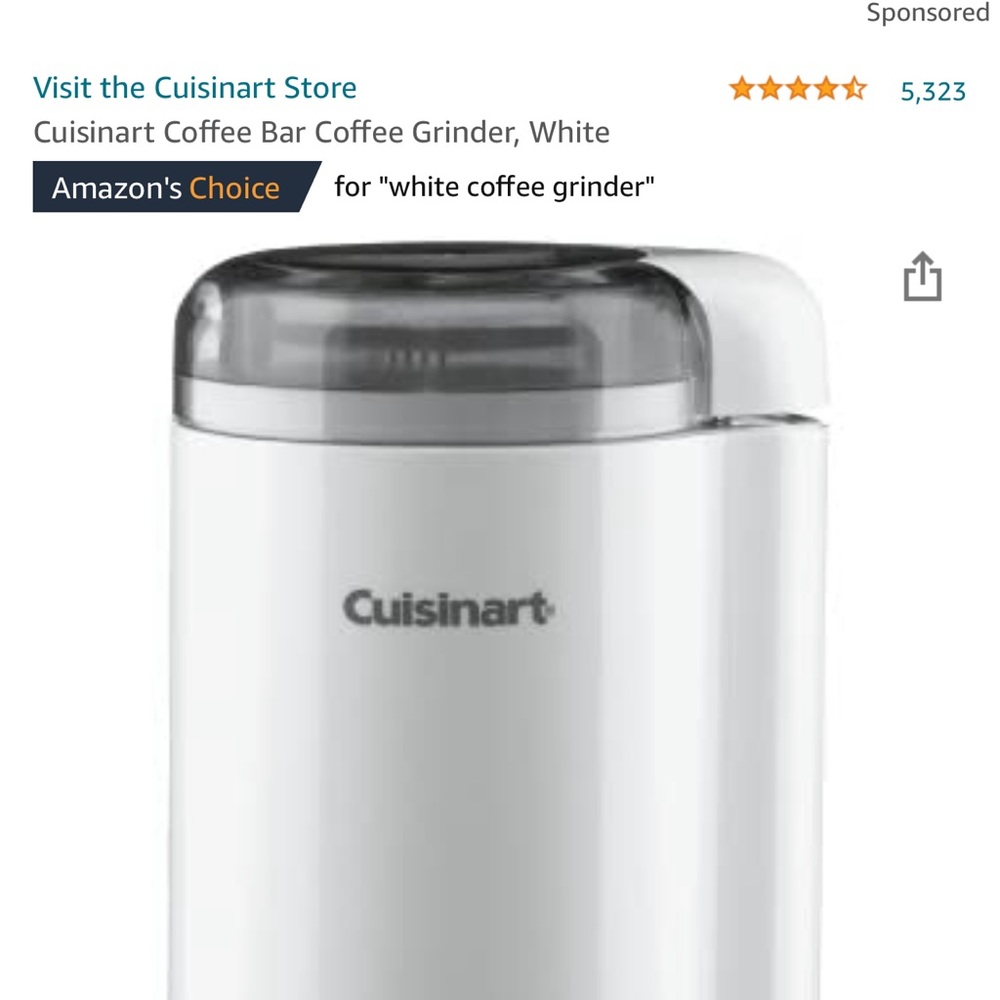 Cuisinart coffee grinder